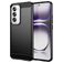 Mobigear Brushed Slim OPPO Reno 12 Pro Hoesje Flexibel TPU Backcover - Zwart