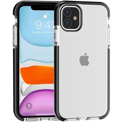 Mobigear Full Bumper iPhone 11 Hoesje Hardcase Backcover Shockproof - Zwart