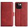 Mobigear Slim Magnet iPhone 15 Hoesje Bookcase Portemonnee - Rood