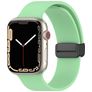 Mobigear Sport Mag Siliconen Apple Watch Bandje Magneetsluiting - 49/46/45/44 mm - Pastelgroen