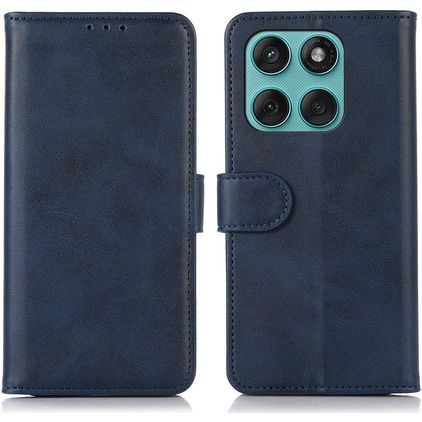 Mobigear Wallet Motorola Edge 60 Fusion Hoesje Bookcase Portemonnee - Blauw