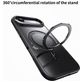 Mobigear Frosted Mag iPhone Air MagSafe Hoesje Hardcase Backcover met Standaard - Grijs