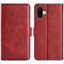 Mobigear Slim Magnet iPhone 16 Hoesje Bookcase Portemonnee - Rood
