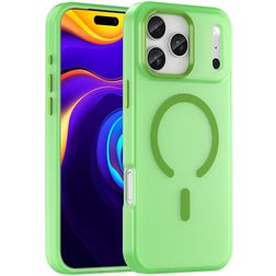 Mobigear Shockproof iPhone 17 Pro Max MagSafe Hoesje Hardcase Backcover - Groen