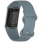 Mobigear Sport Dual Siliconen Fitbit Charge 5 Bandje Druksluiting - Spring Purple