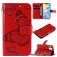 Mobigear Butterfly iPhone 12 Mini Hoesje Bookcase Portemonnee - Rood