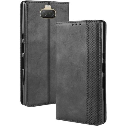 Mobigear Sensation Sony Xperia 10 Plus Hoesje Bookcase Portemonnee - Zwart