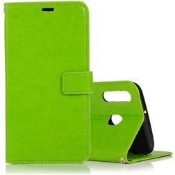 Mobigear Wallet Samsung Galaxy A40 Hoesje Bookcase Portemonnee - Groen
