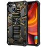 Mobigear Armor Stand iPhone 13 Hoesje Hardcase Backcover Shockproof met Standaard - Groen