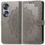 Mobigear Mandala HONOR 70 Hoesje Bookcase Portemonnee - Grijs