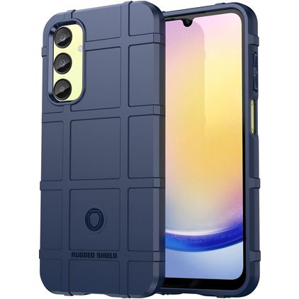 Mobigear Rugged Shield Samsung Galaxy A55 Hoesje Flexibel TPU Backcover Shockproof - Blauw