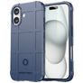 Mobigear Rugged Shield iPhone 16 Hoesje Flexibel TPU Backcover Shockproof - Blauw