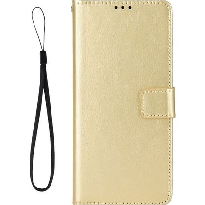 Mobigear Wallet POCO F4 GT Hoesje Bookcase Portemonnee - Goud