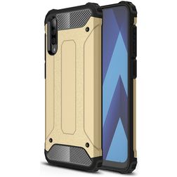 Mobigear Outdoor Samsung Galaxy A50 Hoesje Hardcase Backcover Shockproof - Goud
