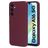 Mobiparts Samsung Galaxy A16 Siliconen Hoesje Backcover - Plum Red