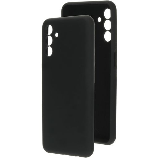 Mobiparts Samsung Galaxy A04s Siliconen Hoesje Backcover - Zwart