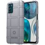 Mobigear Rugged Shield Motorola Moto G42 Hoesje Flexibel TPU Backcover Shockproof - Grijs