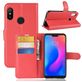 Mobigear Classic Xiaomi Mi A2 Lite Hoesje Bookcase Portemonnee - Rood