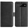 Mobigear Slim Magnet Google Pixel 6a Hoesje Bookcase Portemonnee - Zwart
