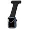 Mobigear Clip Verpleegkundige Apple Watch Bandje Speld - 49/46/45/44 mm - Zwart