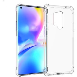 Mobigear Cushion Doorzichtig OnePlus 8 Pro Hoesje Flexibel TPU Backcover Shockproof - Transparant