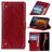 Mobigear Ranch Motorola Moto E22 Hoesje Bookcase Portemonnee - Bordeaux Rood