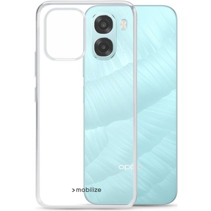 Mobilize Gelly Case Doorzichtig OPPO A6x Hoesje Flexibel TPU Backcover - Transparant