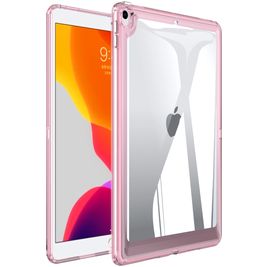 Mobigear Crystal iPad Air 4 (2020) Hardcase Backcover - Transparant / Roze