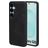 Mobiparts Classic Samsung Galaxy S25 MagSafe Hoesje TPU,Kunstleer Backcover - Graphite Black