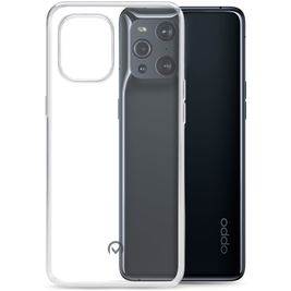 Mobilize Gelly Doorzichtig OPPO Find X3 Hoesje Flexibel TPU Backcover - Transparant