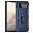 Mobigear Armor Ring Google Pixel 6 Hoesje Hardcase Backcover Shockproof met Ringhouder - Blauw
