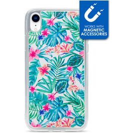 My Style Magneta iPhone XR Hoesje Flexibel TPU Backcover - Jungle