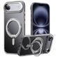 Mobigear Frosted Mag iPhone Air MagSafe Hoesje Hardcase Backcover met Standaard - Grijs