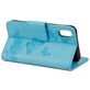 Mobigear Butterfly iPhone XS Hoesje Bookcase Portemonnee - Blauw
