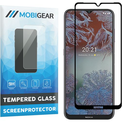 Mobigear Premium Nokia G10 Glazen Screenprotector - Case Friendly - Zwart