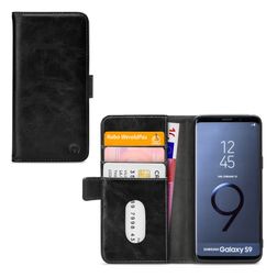 Mobilize Elite Gelly Samsung Galaxy S9 Hoesje Bookcase Portemonnee - Zwart