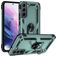 Mobigear Armor Ring Samsung Galaxy S22 Hoesje Hardcase Backcover Shockproof met Ringhouder - Groen