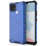 Mobigear Honeycomb Realme C21 Hoesje Hardcase Backcover Shockproof - Blauw
