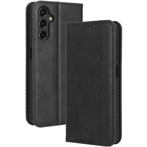 Mobigear Sensation Samsung Galaxy A14 Hoesje Bookcase Portemonnee - Zwart