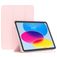 Mobigear Tri-Fold Gel iPad 11 (2025) Hoes TPU,Kunstleer Bookcase - Roze