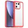 Mobigear Crystal Xiaomi 13 Hoesje Hardcase Backcover - Transparant / Rood
