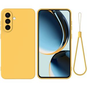 Mobigear Rubber Touch Samsung Galaxy S26 Siliconen Hoesje Backcover - Geel