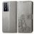 Mobigear Clover Vivo Y76 Hoesje Bookcase Portemonnee - Grijs