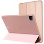 Mobigear Tri-Fold Gel iPad Pro 12.9 Inch (2021) Hoes TPU,Kunstleer Bookcase - Roségoud