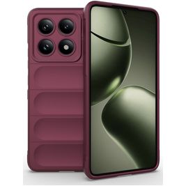 Mobigear Bumpy Xiaomi 14T Hoesje Flexibel TPU Backcover - Rood