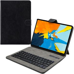 Mobilize Premium Bluetooth iPad Pro 11 Inch (2018) Hoes QWERTY Bluetooth Toetsenbord Bookcase - Zwart