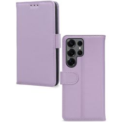 Mobilize Premium Gelly Samsung Galaxy S26 Ultra Hoesje Bookcase Portemonnee - Paars
