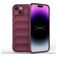 Mobigear Bumpy iPhone 15 Plus Hoesje Flexibel TPU Backcover - Bordeaux Rood