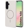 Mobiparts Slim Line Samsung Galaxy A56 MagSafe Hoesje Hardcase Backcover - Off White