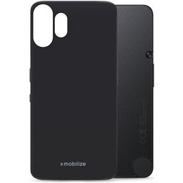 Mobilize Rubber Gelly Nothing Phone (2) Pro Hoesje Flexibel TPU Backcover - Zwart